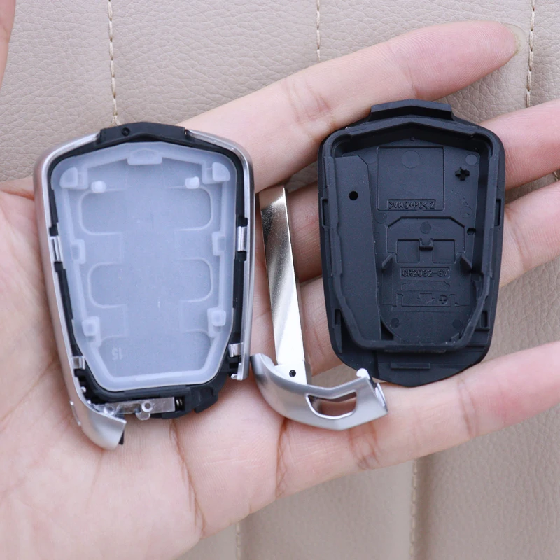 Key Shell for Cadillac Xt5 XTS CTS SRX ATSL XT4 CT6 ATS Escalade ESV DTS ELR STS 2014 2015-2018 Car Key Fob Shell Case Housing