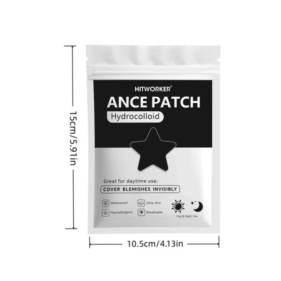 600/400/200pcs/box star shaped - containing tea tree oil acne patch, alcohol free, non irritating absorption of acne secretions