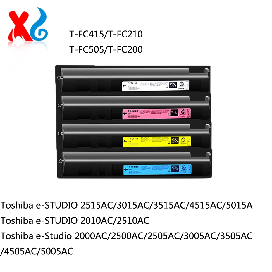

T-FC415 T-FC210 Тонер-картридж для Toshiba e-STUDIO 2515AC 3015AC 3515AC 4515AC 5015A 2010AC 2510AC 2000AC 2500 2505 3005 4505