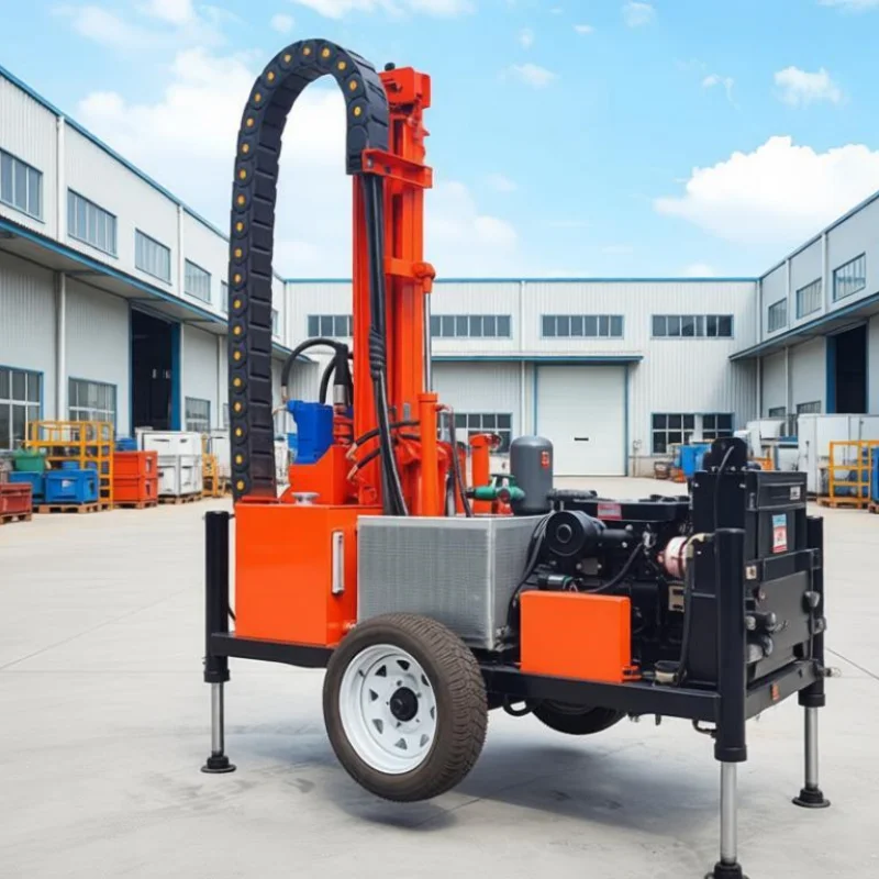 

Customized High - Quality Wheel Track Deep Water Drilling Rig, Hydraulic Portable. Deep Water Well Drilling Rig