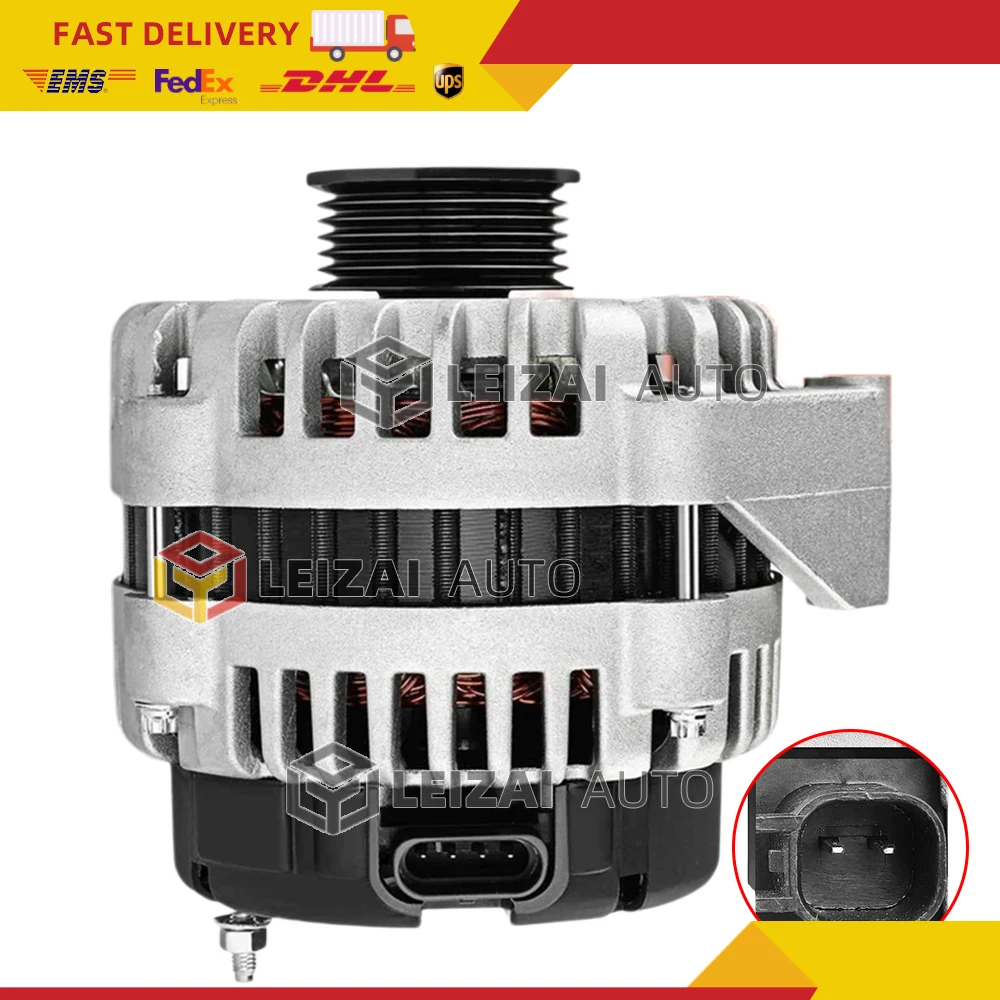 136A 12V CW 6-Groove Pulley Alternator For Chrysler Sebring 2007-2010 V6 2.7L  421000-0380 05033756AB  5033756AB 90-29-5693
