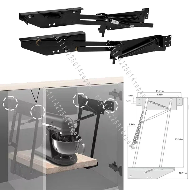 Furniture Hidden Coffee Table Cabinet Functional Parts Lifting Bracket Hardware Accessories view 2