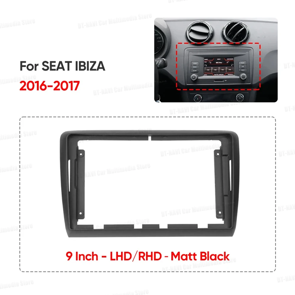 Radio Android para coche SEAT Ibiza 2016 - 2017, Carplay, multimedia, vídeo, sistemas de coche, GPS, navegación, reproductor estéreo, unidad principal BT 3