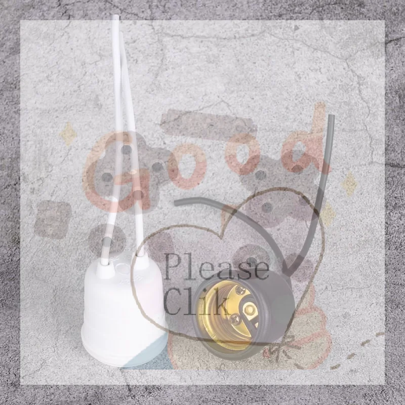 【HG】Waterproof E27 Light Socket Heat Resistant Shell Insulated Wires For Outdoor Garden Home Lighting