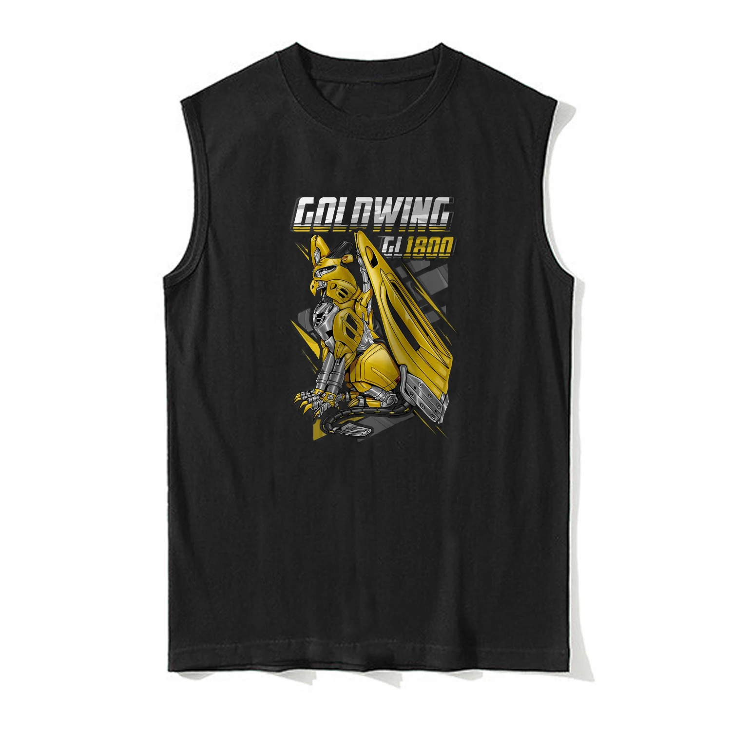 

Classic Japanese Motorcycle GL1800 Gold Wing Griffin Inspired Tanktop 100% Cotton O-Neck Vest Casual Mens Sleeveless Tee Shirt