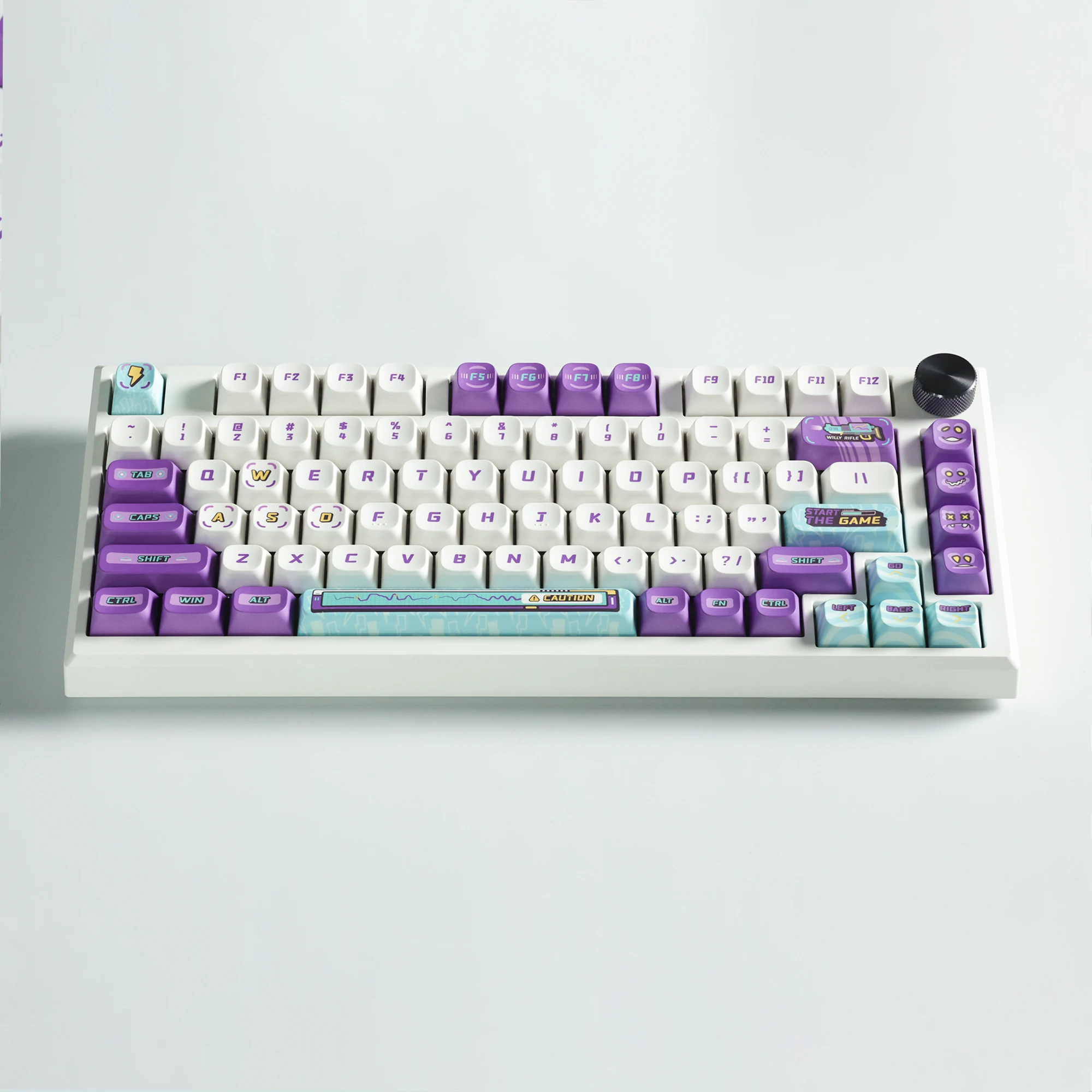 

Механическая клавиатура KDS для видеоигр, пятисторонняя сублимационная клавиатура 142, колпачок для клавиш PBT, класс OEM, высота