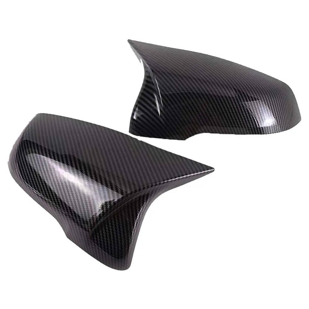 Обновление автомобиля, глянцевая черная крышка бокового зеркала из углеродного волокна для Toyota Motor Supra 2019 2010 2021 2022, автомобильные аксессуары заднего вида