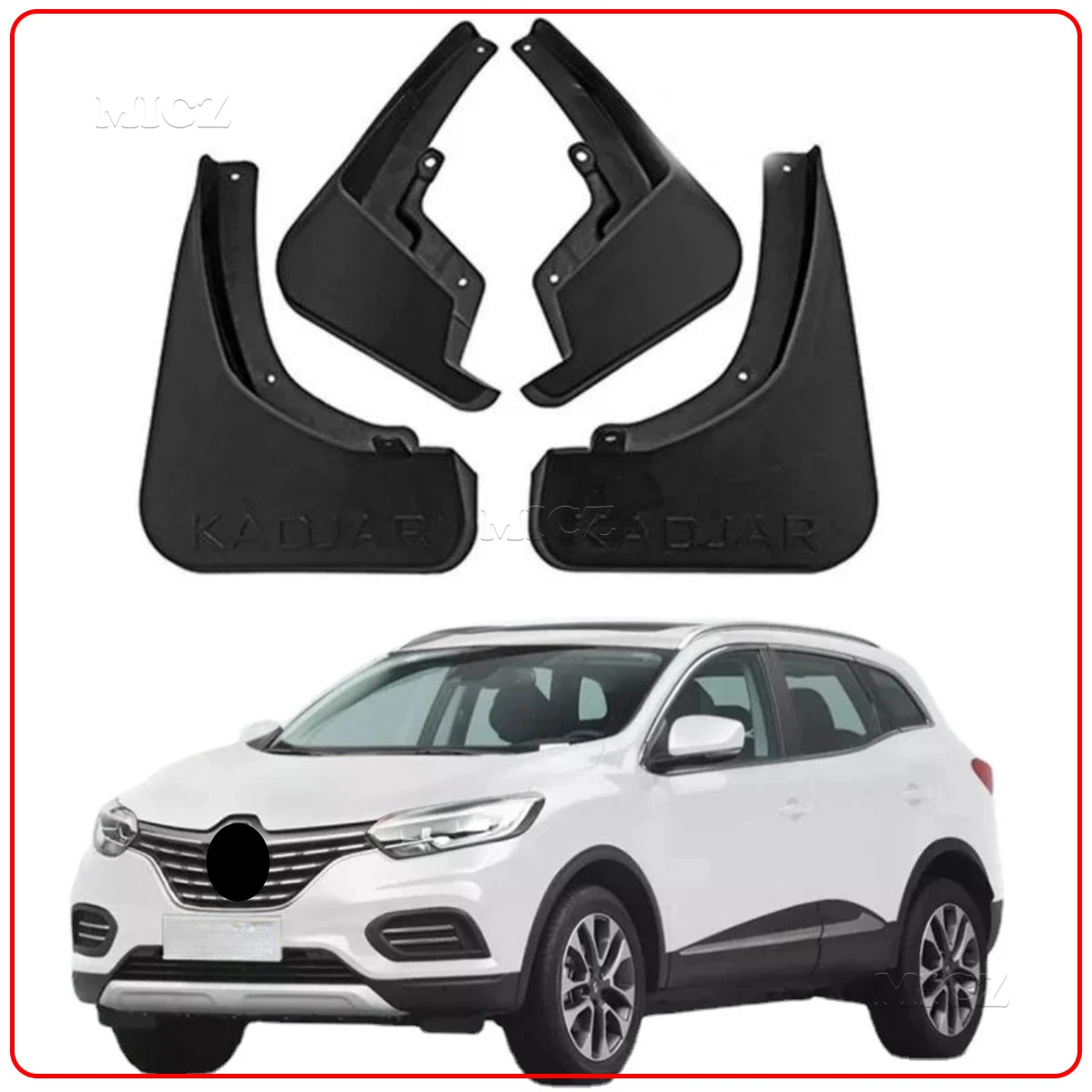 For Renault kadjar Mud Flaps Guard Splash Mudguard Fender Mudflaps Car Accessories 2016 2017 2018 2019 2020 2021 2022 2023 2024