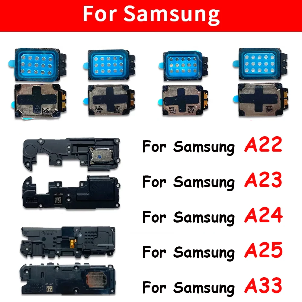 New For Samsung A22 A23 A32 4G A24 A25 A32 A33 A34 A52S 5G A54 A42 A73 A53 Loud Speaker Buzzer Ringer Loudspeaker Sound Module
