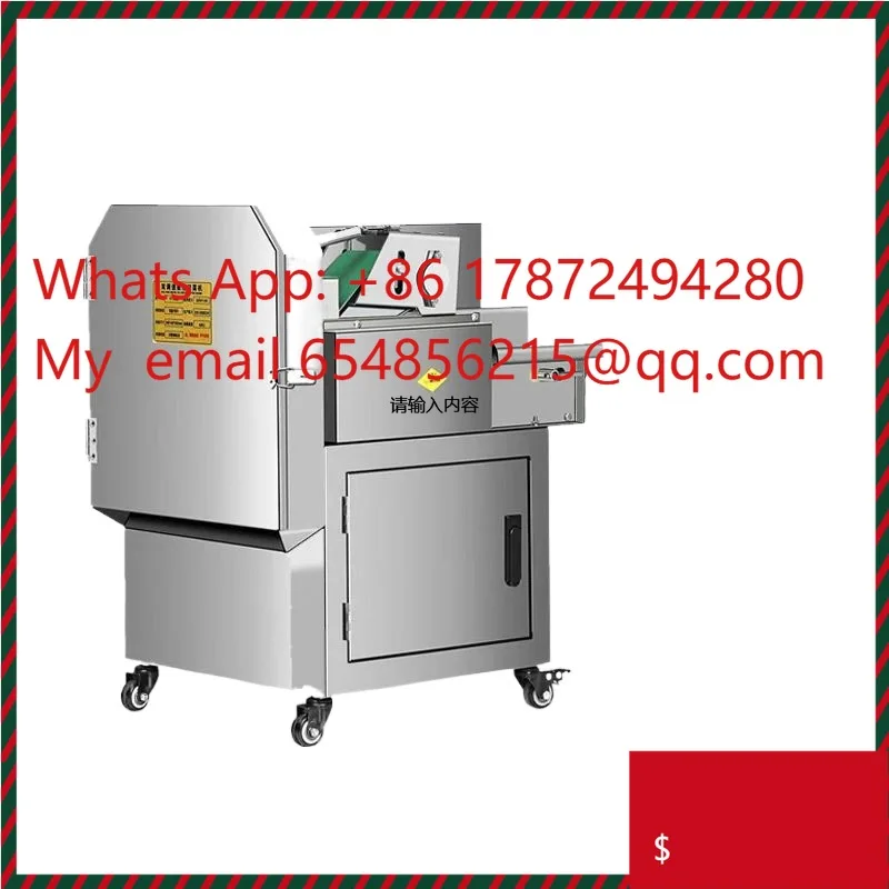 scallions, sauerkraut and pepper slicing and slicing Multifunctional vegetable cutter Commercial canteen Automatic chives,