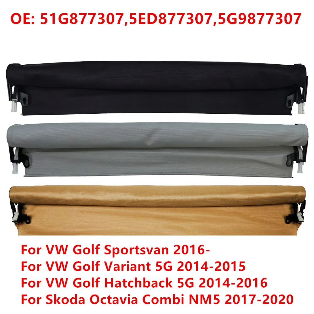 

Car Panorama Sunroof Sunshade Curtain For VW Golf Sportsvan 2016-/Golf Variant Hatchback 2014-2016/Skoda Octavia Combi 2017-2020