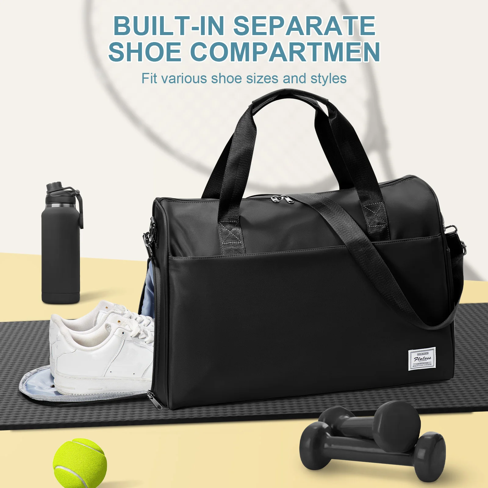 Men's Sports Bag Backpack Gym Waterproof Large Travel Bag Women's Sport Bag for Training Sports, Fitness Team Training Package