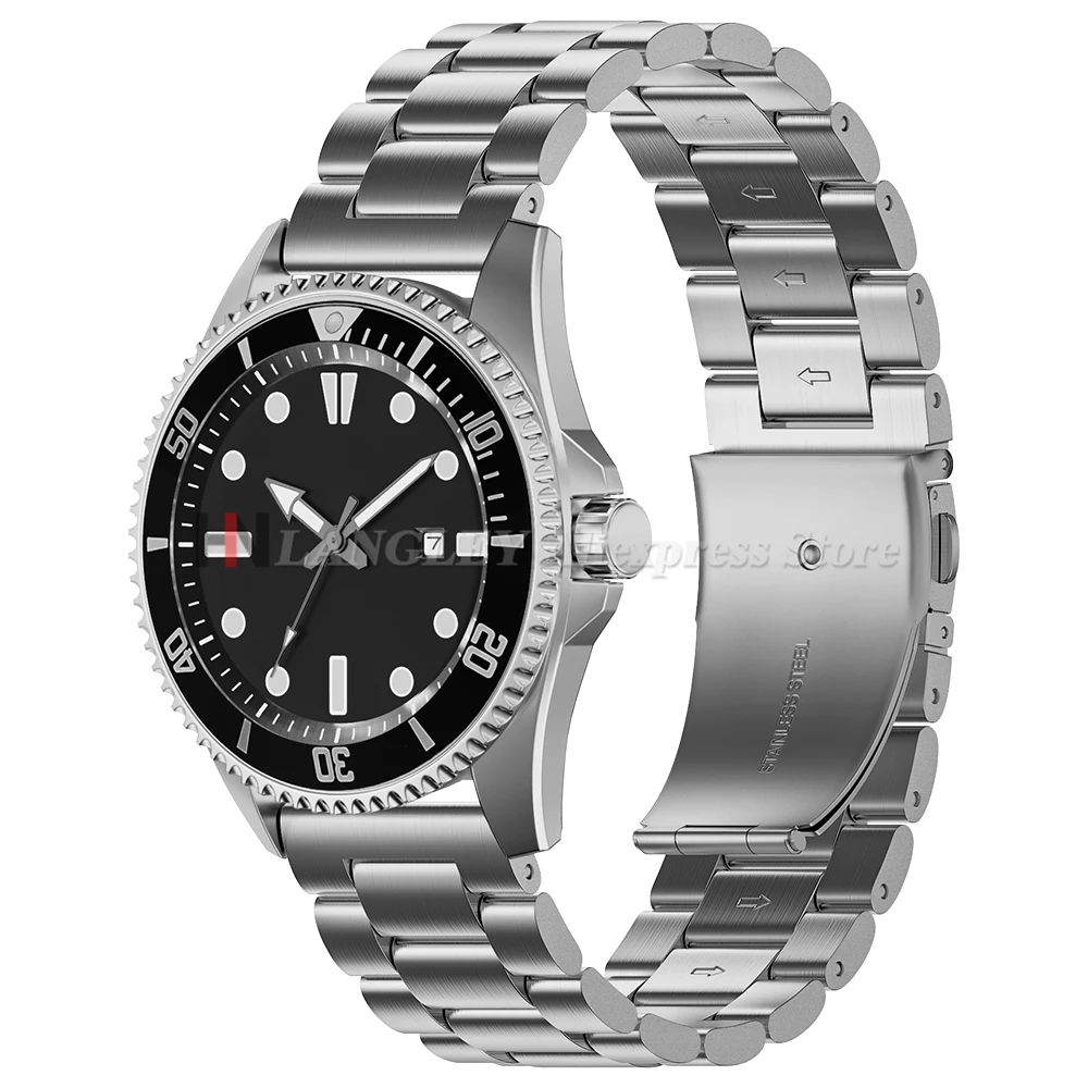 18mm 20mm 22mm 24mm Luxus Edelstahl Uhrenarmband für Herren Damen Business-Armband für Seiko für Rolex Sport Universelle Armbänder