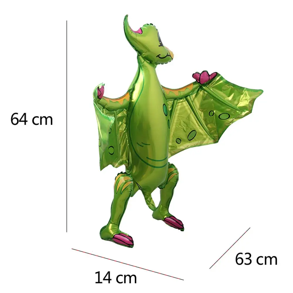 3D Stehender Dinosaurier Ballon Cartoon T Rex Dino Folienballon für Party Dekoration Kindergeburtstag Partyzubehör – Detail 5