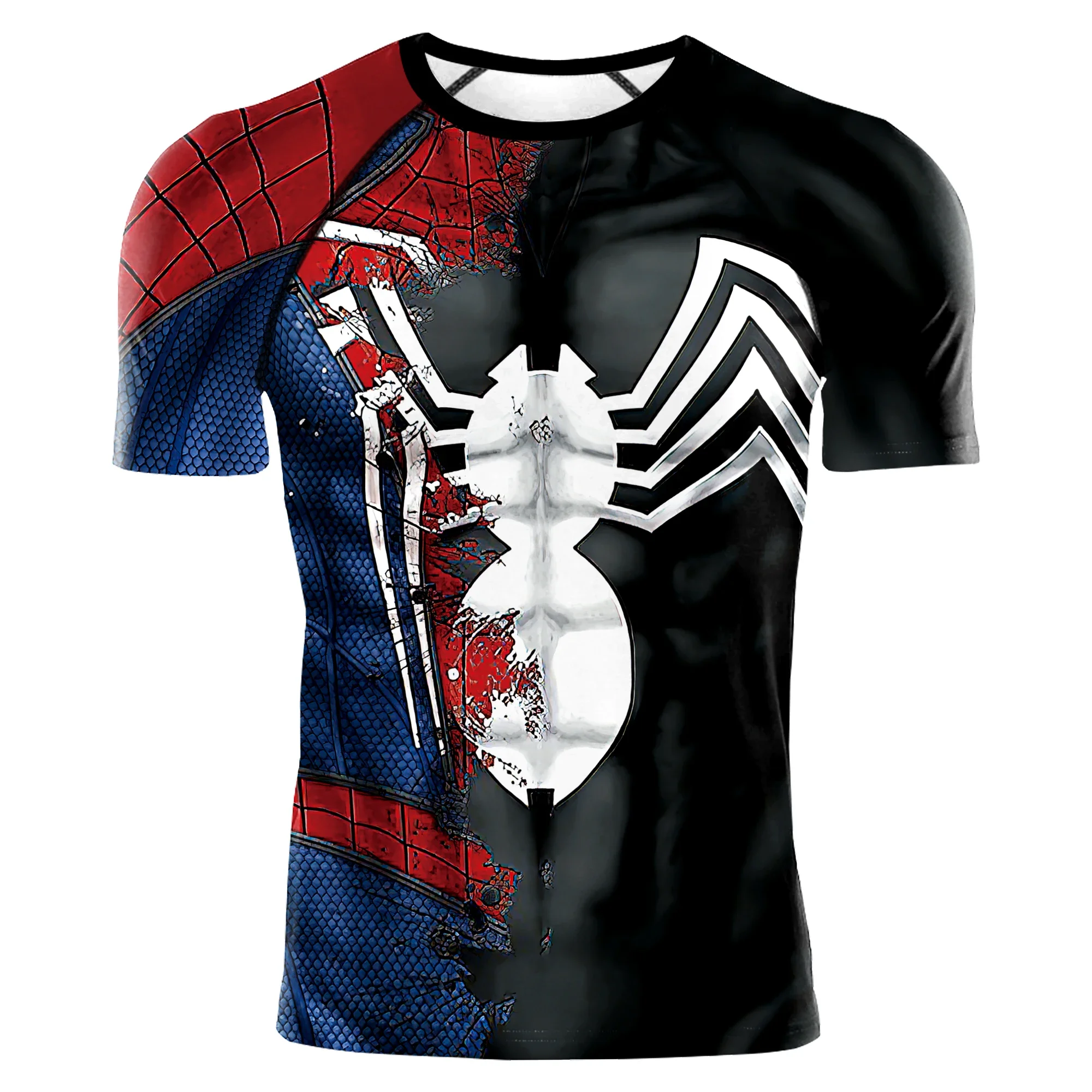 Classic Super hero Men T-shirt Comics Spider Cosplay Compression Fitness Clothing Sport Jersey T Shirt Men Gym Fitness Tops Tee