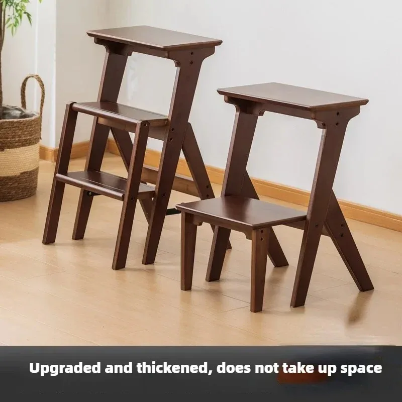 Home Multifunctional Foldable Ladder Creative Porch Change Shoe Stool Kitchen Furniture Living Room 2 Step Ladder Storage Rack