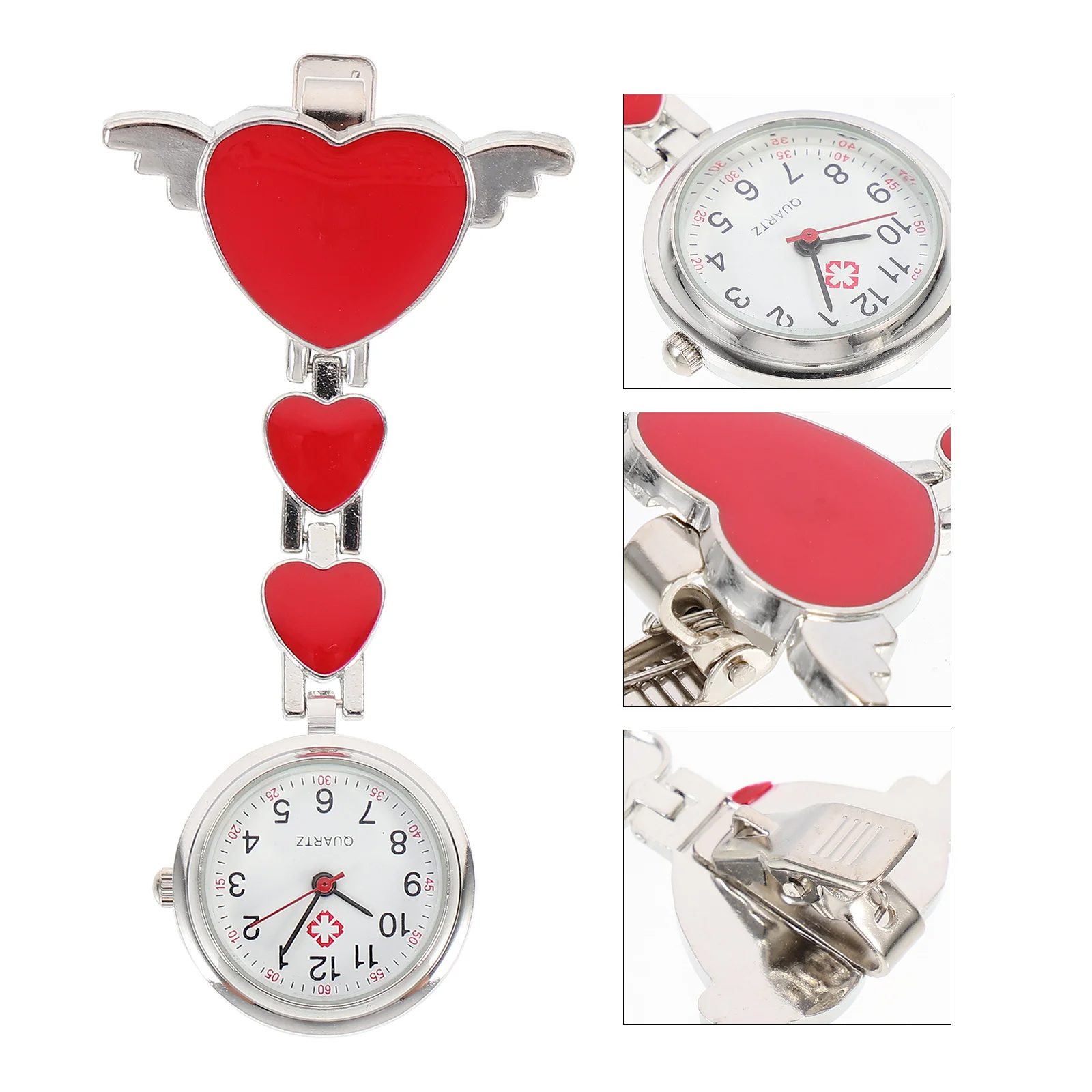 ساعة ممرضة ساحرة، ساعة جيب معلقة عصرية للأطباء والطلاب والممرضات، ساعات ممرضة سهلة الاختيار للنساء