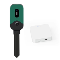 Smart Wireless Soil Moisture Sensor Zigbee Temperature Light Monitor For Garden Use Compatible With Tuya App