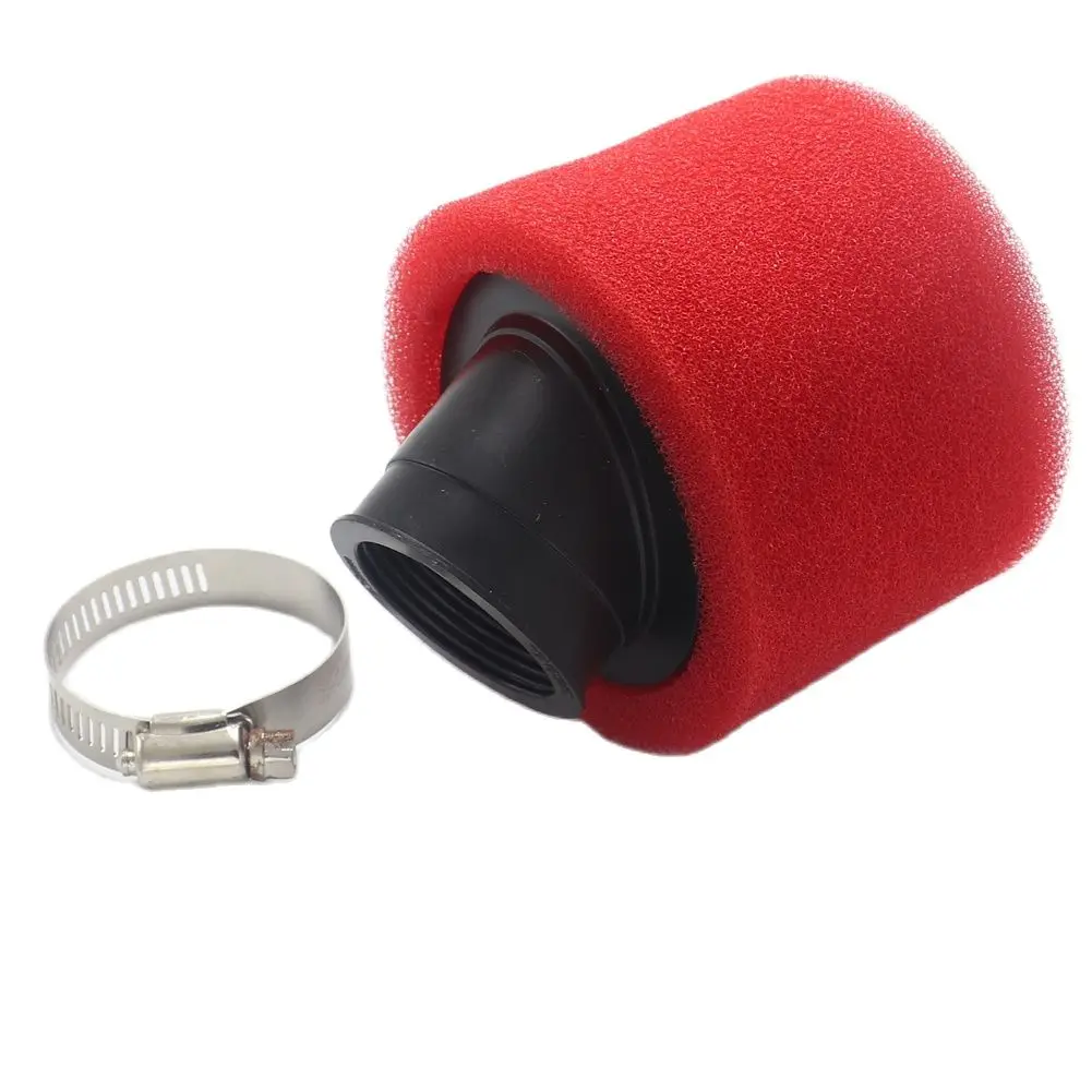 Black and Red Foam Air Filter 35mm 38mm 42mm 45mm 48mm 50mm 60mm Sponge Cleaner Moped Scooter Dirt Pit Bike Motorcycle