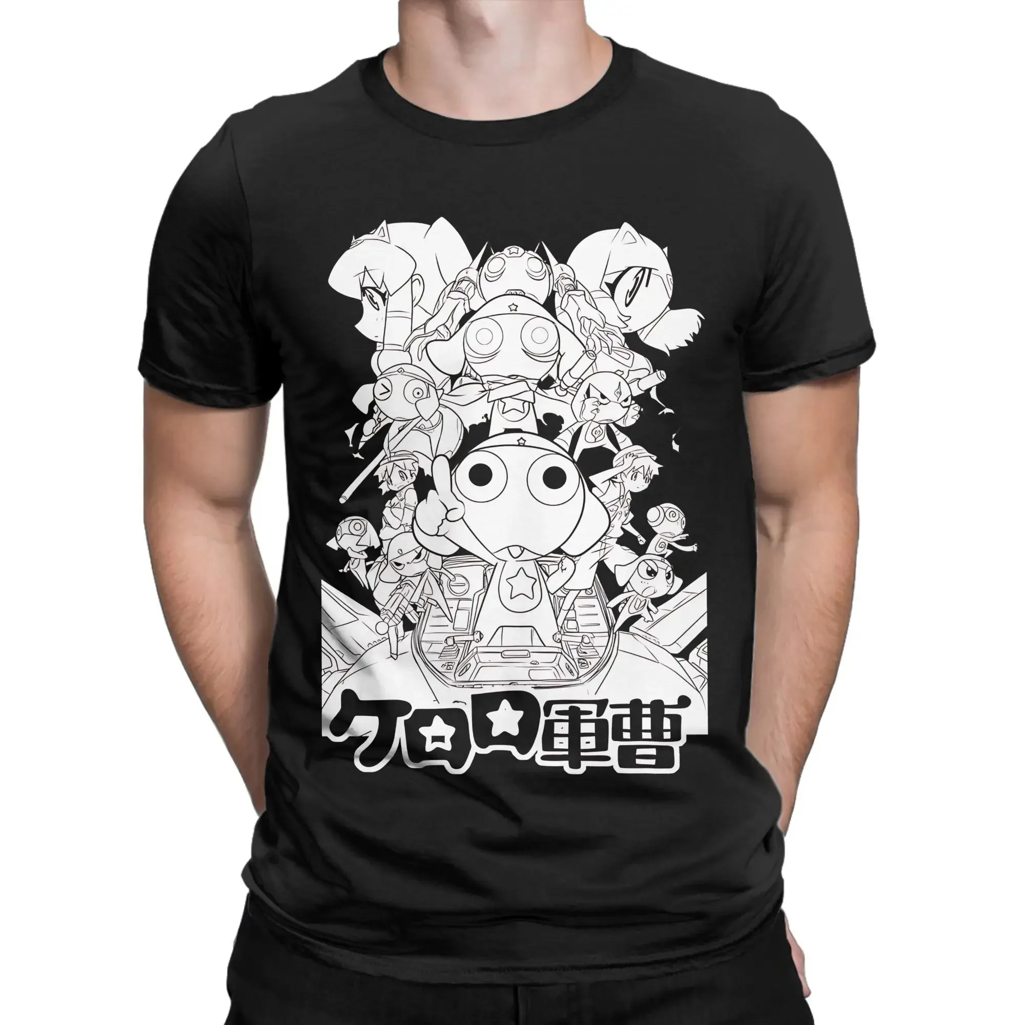 

Keroro manga Tee Shirt for Men Women Gift Idea T Shirts Cotton Clothing
