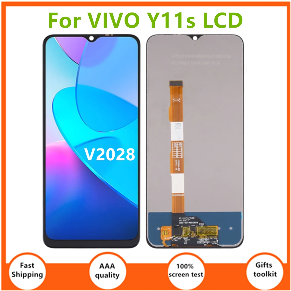 

LCD Display Touch Screen Assembly Replacement for VIVO Y11s V2028, 6.51"