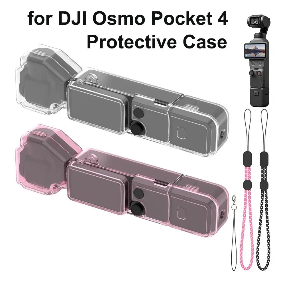 New Clear Protective Case Full Coverage Quick-Open Screen Protector Anti-Scratch Hard Shell Storage Case for DJI Osmo Pocket 4