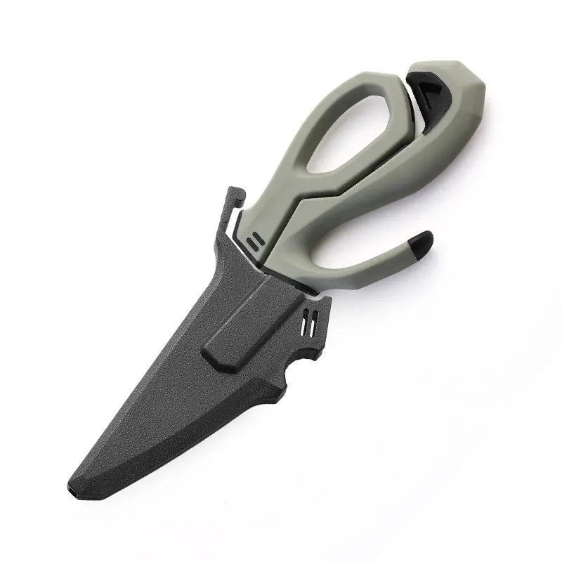 Multifunction Scissors Outdoor Survival Tool Heavy Duty Kitchen with Detachable Blades Stainless Steel Poultry Shears