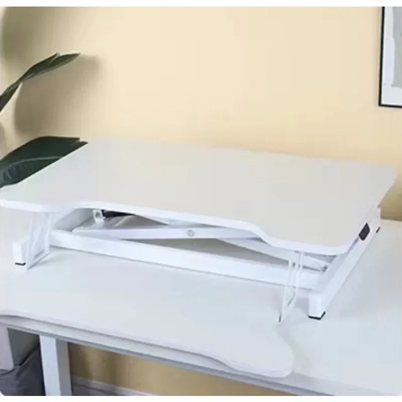 Ultra-Slim Single Top Height Adjustable Standing Desk Riser Compact Sit Stand Desktop Converter Escritorio Plegable Office Table