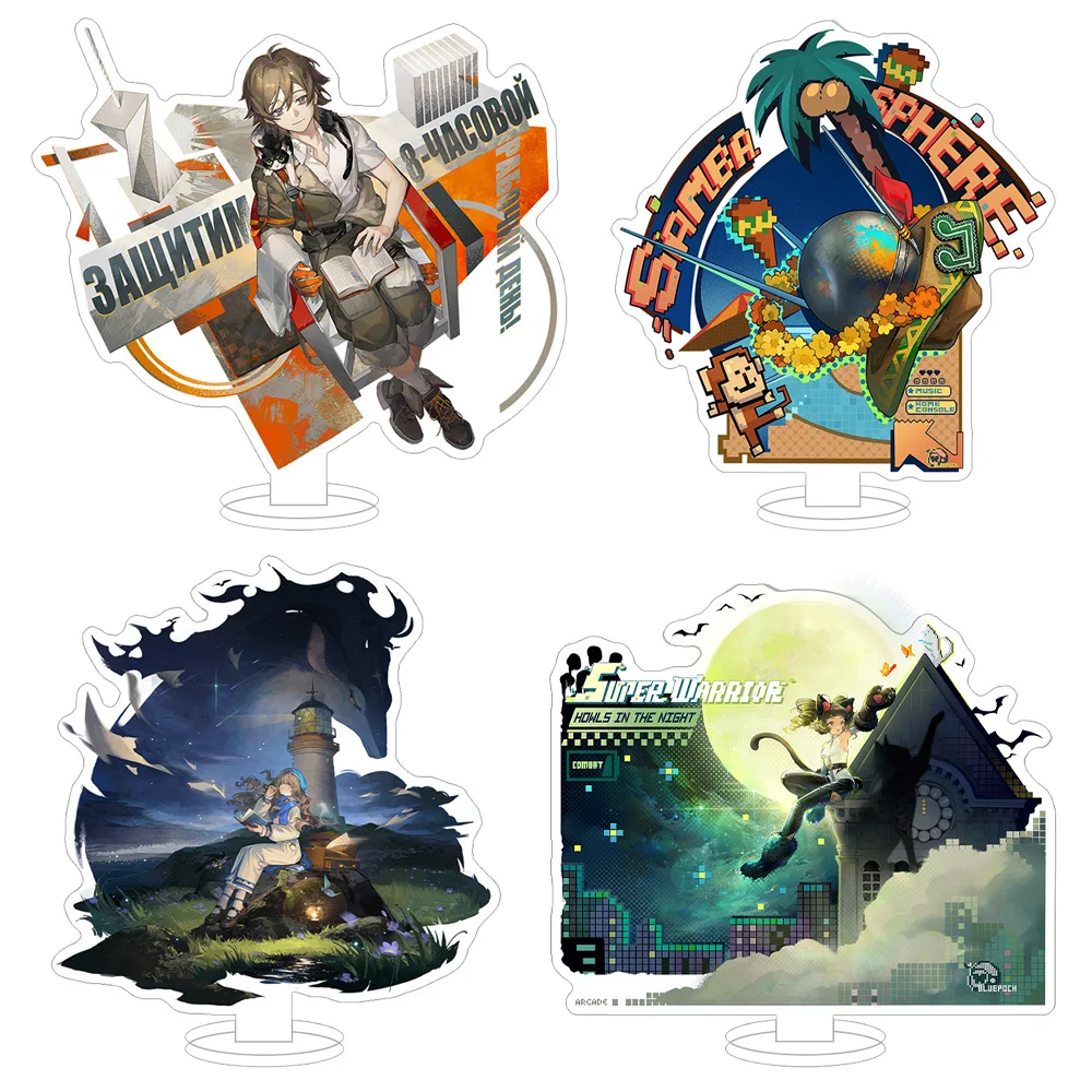 Reverso 1999 personagens especiais Loggerhead Lopera Lorelei Lucy Marcus Matilda Medicine Pocket Anime figuras Acrílico suporte presente