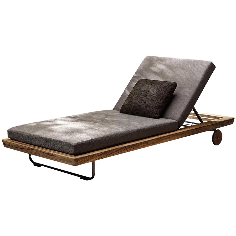 Double bed and breakfast Open-air outdoor terrace Garden Seaside rattan recliner