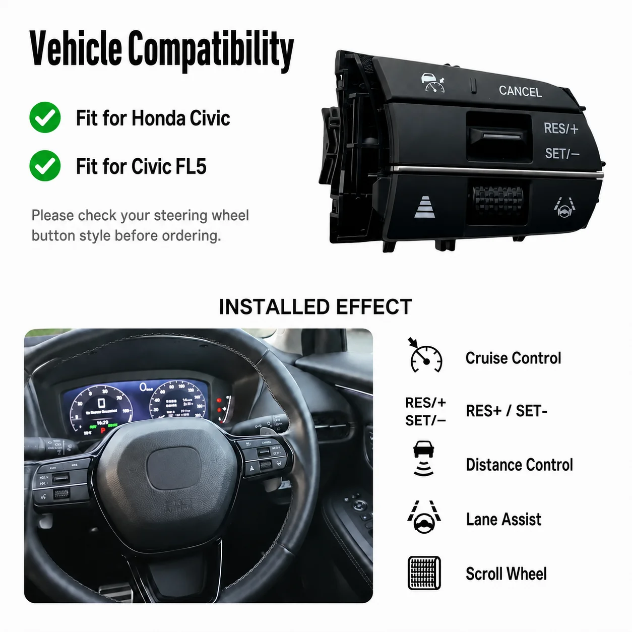 suitable-for-honda-civic-fl5-models-with-full-lcd-instrument-cluster-multi-function-steering-wheel-cruise-control-buttons