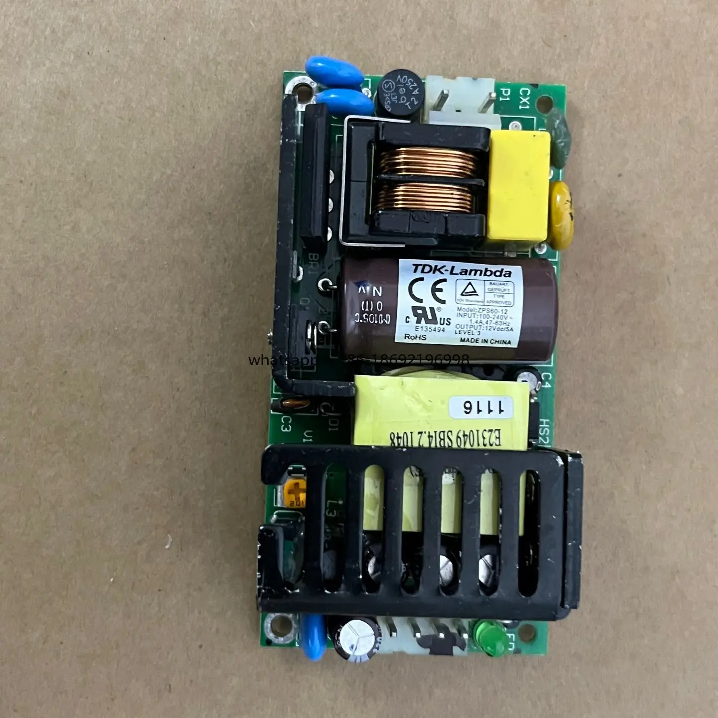 

Сетевой блок питания TDK-Lambda Switch CFM60S120, блок питания ZPS60-12, 12В 5А