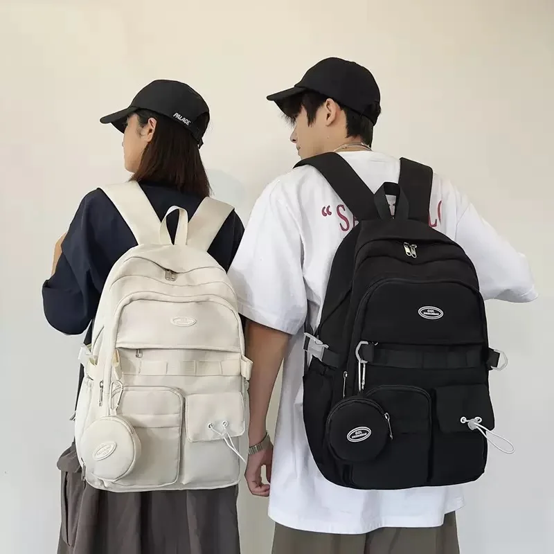 Simple Waterproof Travel Backpack For Man Woman Tutorial Bags Multi Pocket Laptop Backpacks Junior High College School Bag Hot