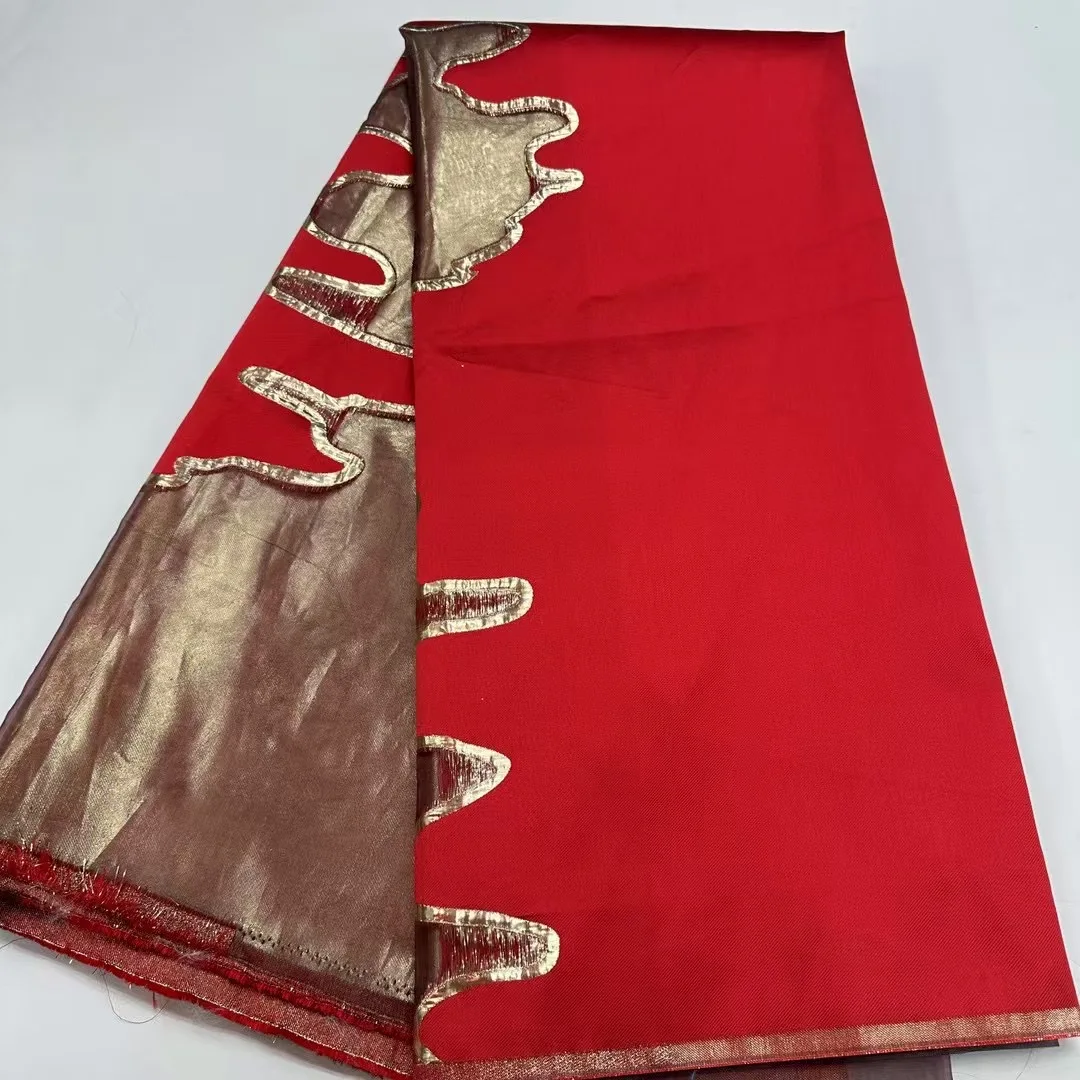 

Lace Fabric High Quality 2025 African Jacquard Brocade Damask Fabric Luxury Sewing Fabrics Nigerian for Women Party Dress NJ6362