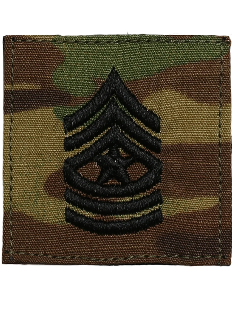 Camouflage Armband Badge Embroidery Magic Badge OCP Badge Colonel Captain Major Staff Sergeant