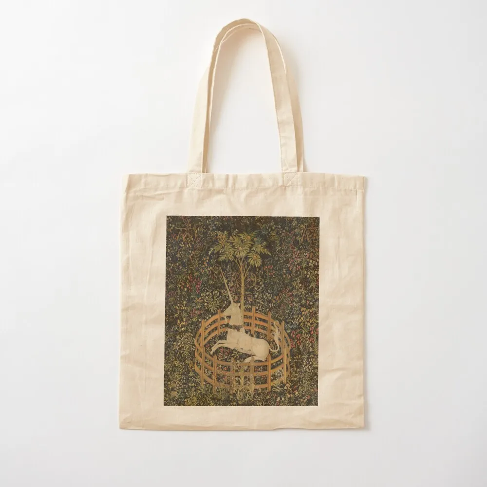 

The Unicorn Tapestry (The Unicorn is in Captivity and No Longer Dead) Tote Bag Women's tote bag Canvas Tote Bag