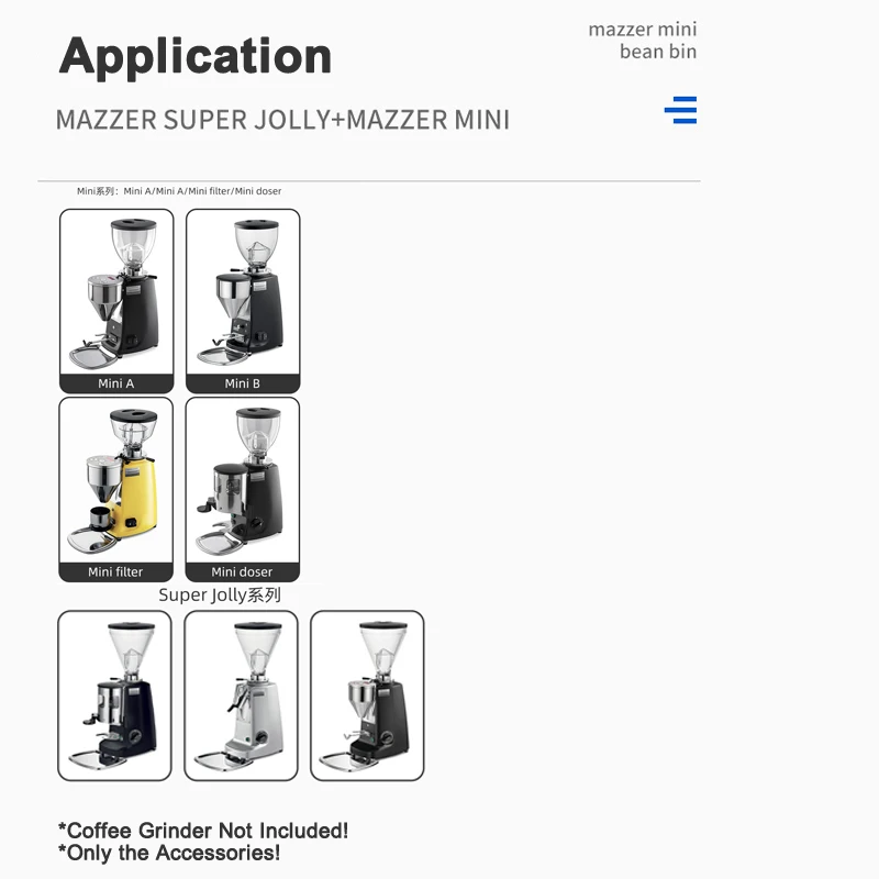 Mazzer super jolly/mazzer mini用のコーヒー豆グラインダー,ビーンブロービン,残留粉末グラインダーを除去するためのエアブロービン