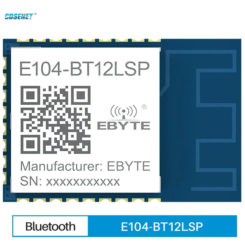 GFSK Blue-tooth Mesh Ad Hoc Network Module 10dBm 60m 2.4Ghz SIG Mesh V1.0  CDSENET E104-BT12LSP  PCB UART Interface Smart Home