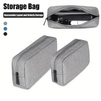 Waterproof Digital Accessories Storage Bag for Mobile Phone USB Cable Band Large Capacity Portable Travel Carrying Organizer Bag