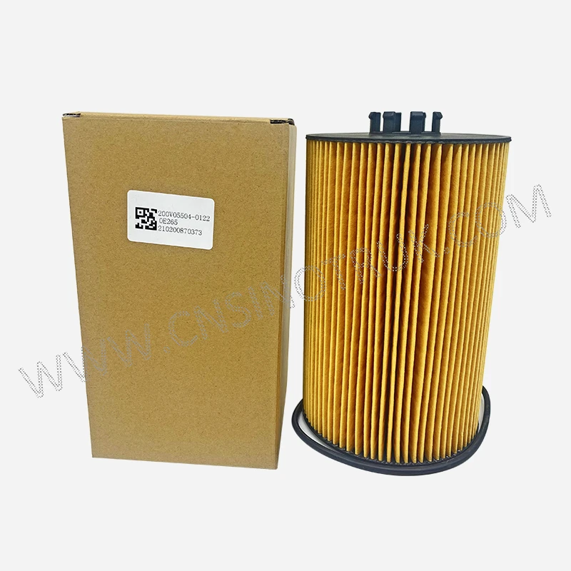 

200V05504-0122 Oil Filter Element for Sinotruk T5G Howo T7H Man MC11 MC13 Engine Truck Accessories Parts