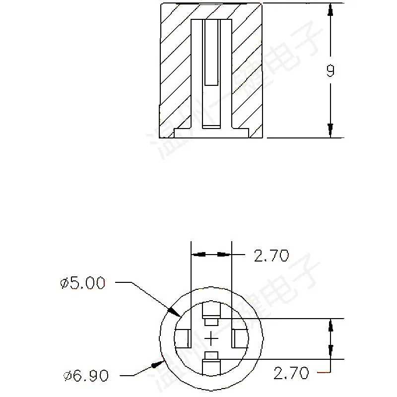 Cap C13 key switch cap power self-locking switch cap 7*9 button switch cap