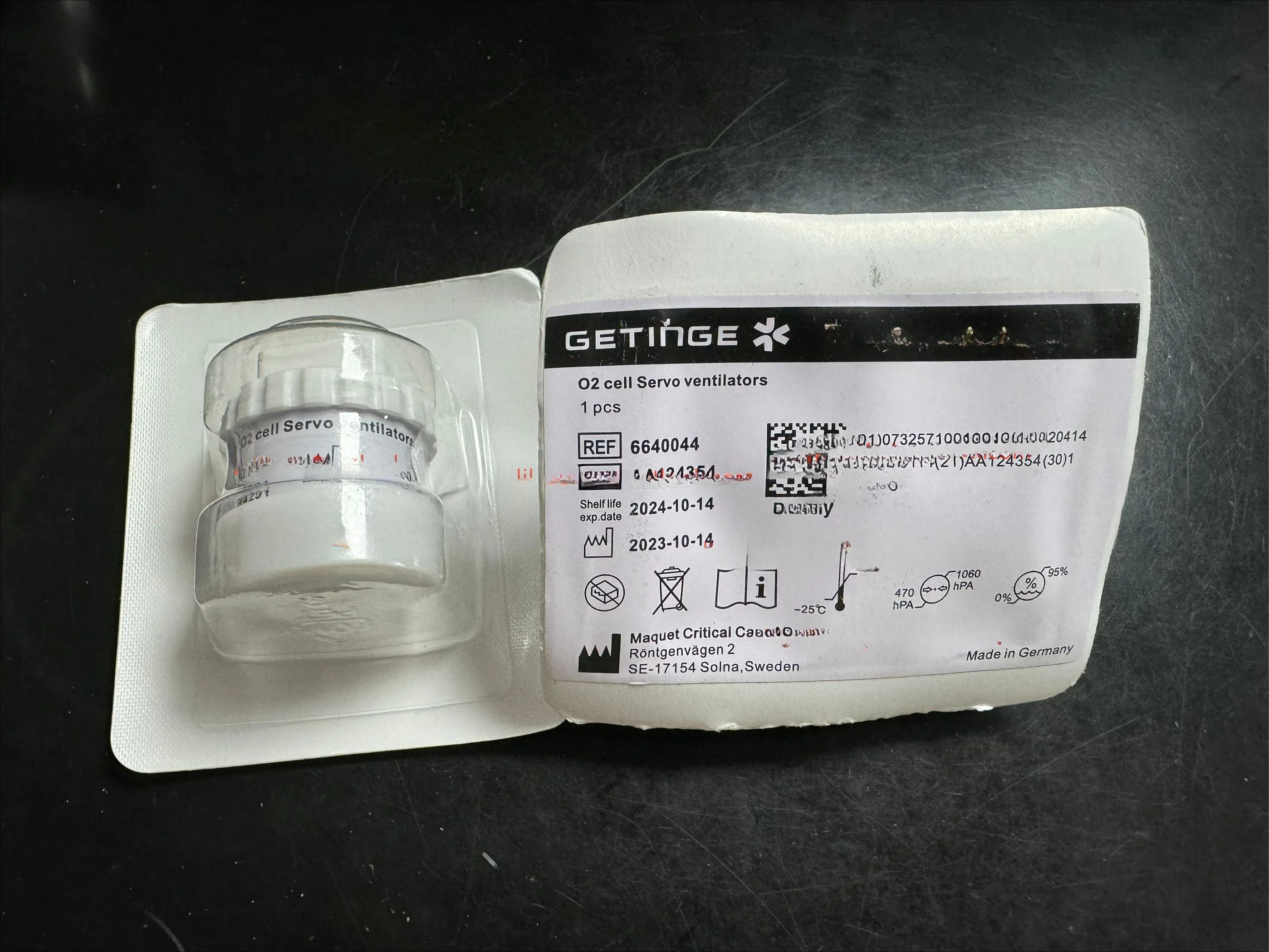 

FOR 1PCS Compatible MAQUET Servo-I, Servo-S 66 40 044 ,MAQUET Oxygen Sensor 6640044 SERVO I /SERVO S 6640044 O2 sensor