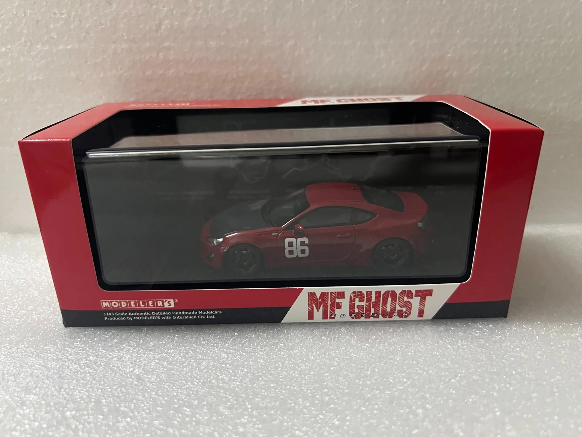 

Diecast MF 1/43 Scale Ghost Toyota 86 GT MFG Round 3 The Peninsula Manazuru Car Model Collectible Toy Gift Souvenir Display