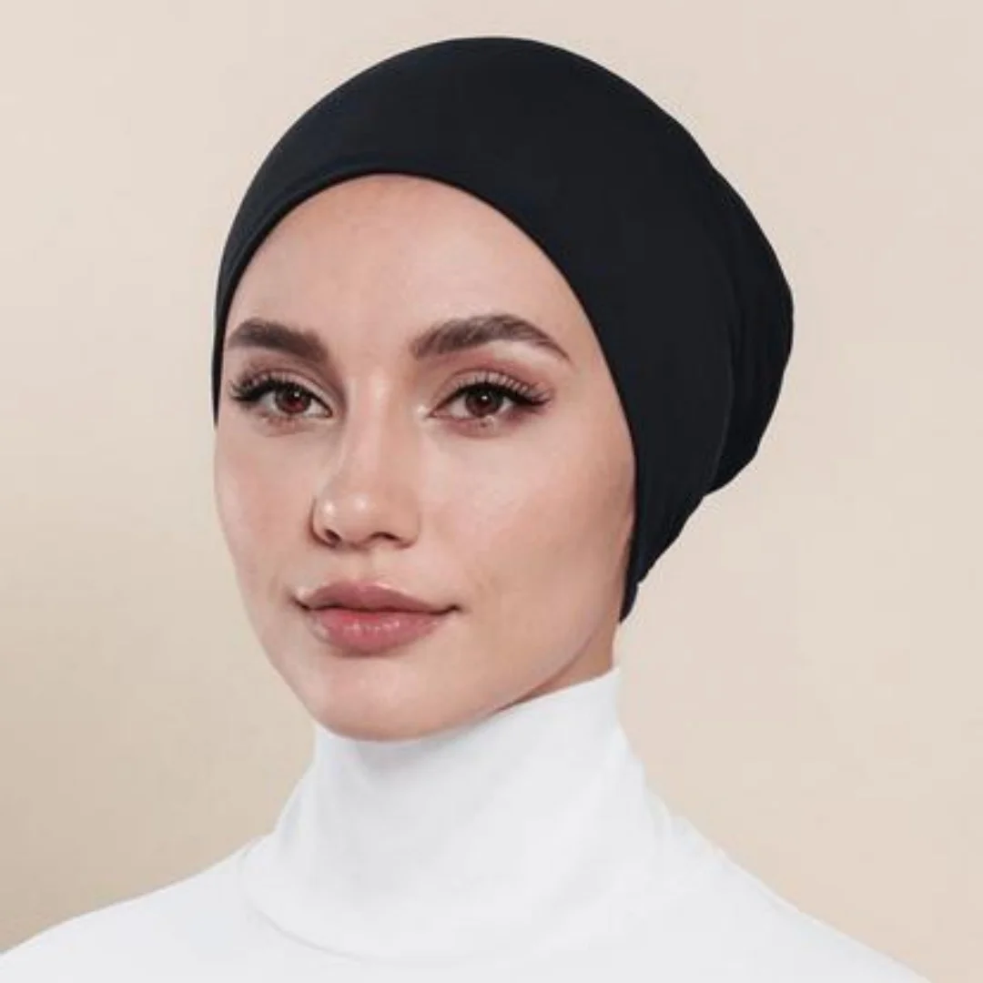 3Pcs Muslimischen Modale Innere Hijab Caps Frauen Einfarbig Unter Hijab Caps Stretchy Atmungsaktive Volle Abdeckung Unterkappe Motorhaube