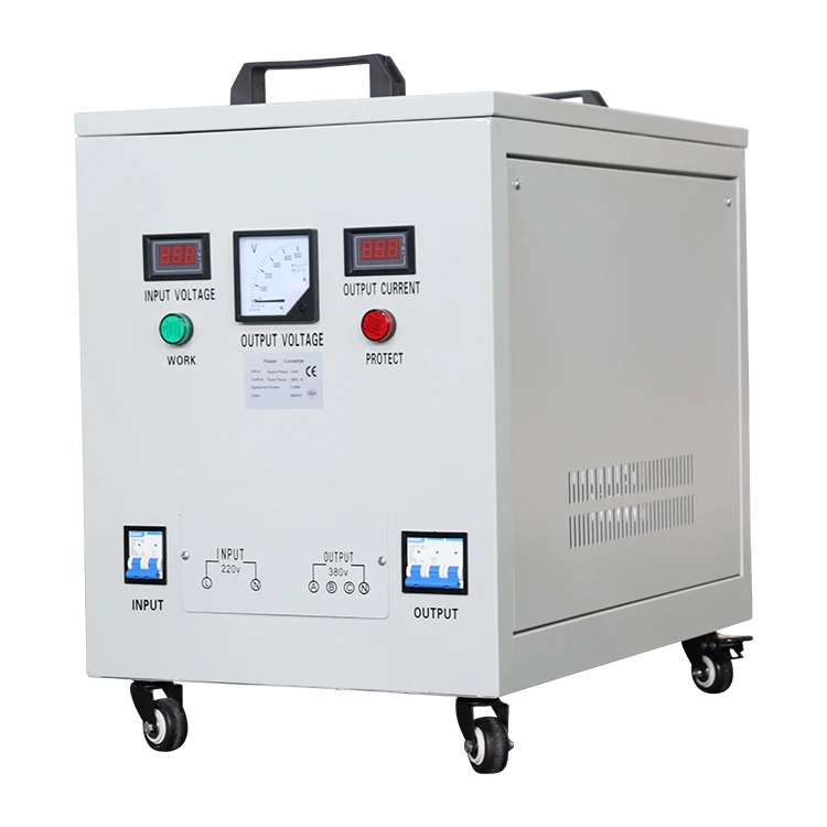 

Manufacturer High Quality Digital Display Voltage Phase Converter 220V to 380V Three Phase Voltage Transformer