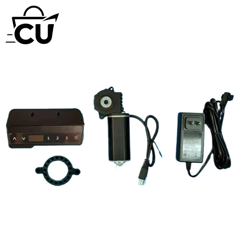 94A10 Manual Control Integrated 3-piece Lifting Table Motor Set 6MM/8MM Hexagonal Hole Can Bear 40kg 107RPM