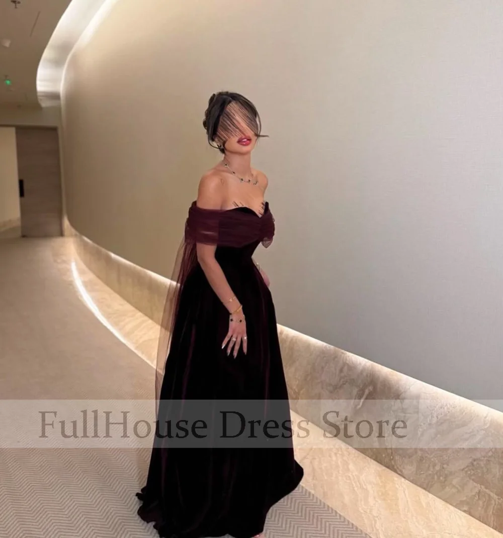 Ocasión a medida, vestido de noche acampanado de tul con cuello en forma de corazón, vestido árabe saudí hasta el suelo con tren para mujer