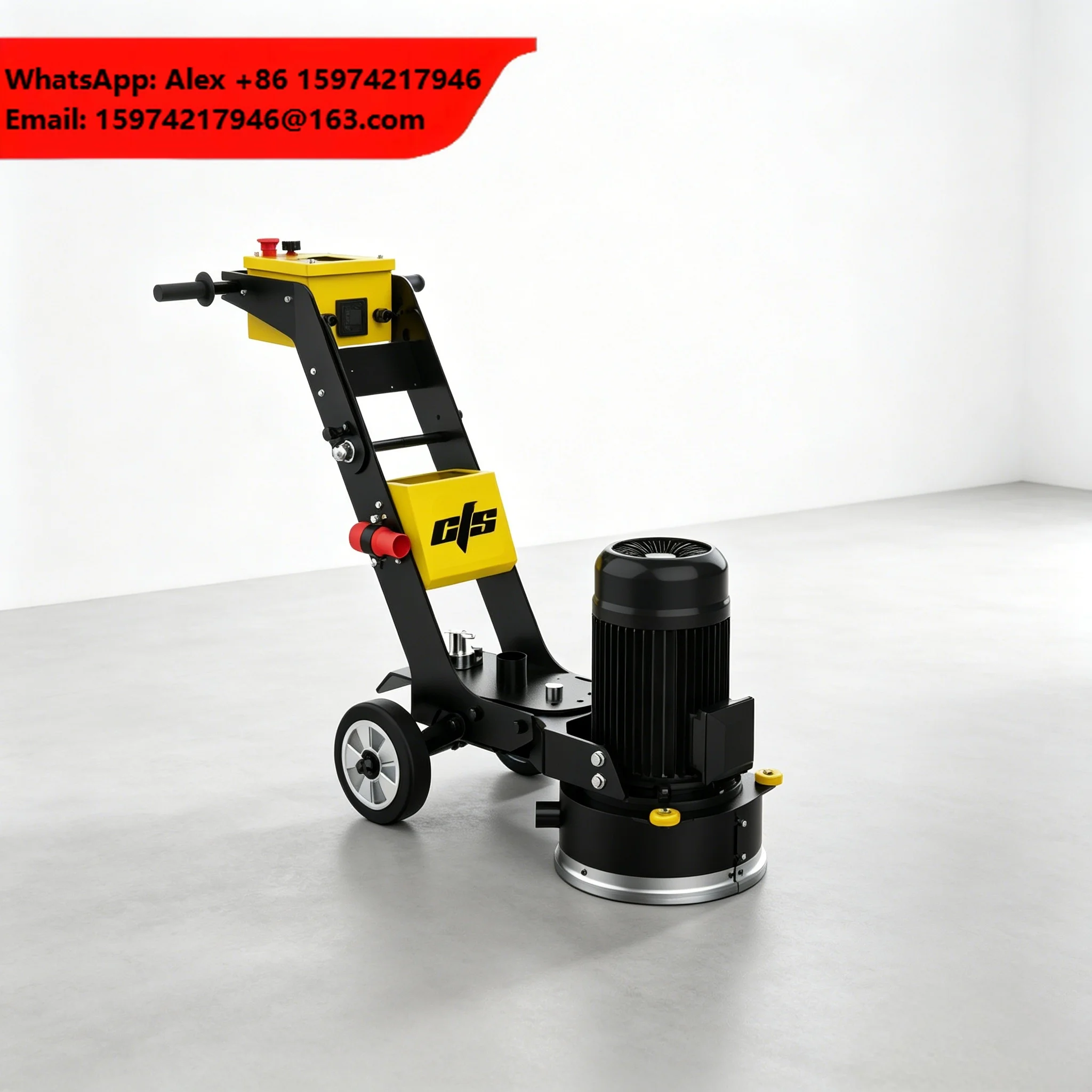 Factory Supply GD318 Corner Concrete Grinder Built-in Level Gauge Real-time Flatness Adjustment Edge Polisher