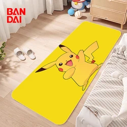 Doormat Entrance Kawaii Pikachu Floor Mats Carpet Non-slip Kitchen Mat Prayer Rug Balcony Decoration Welcome Home Pokemon Gifts