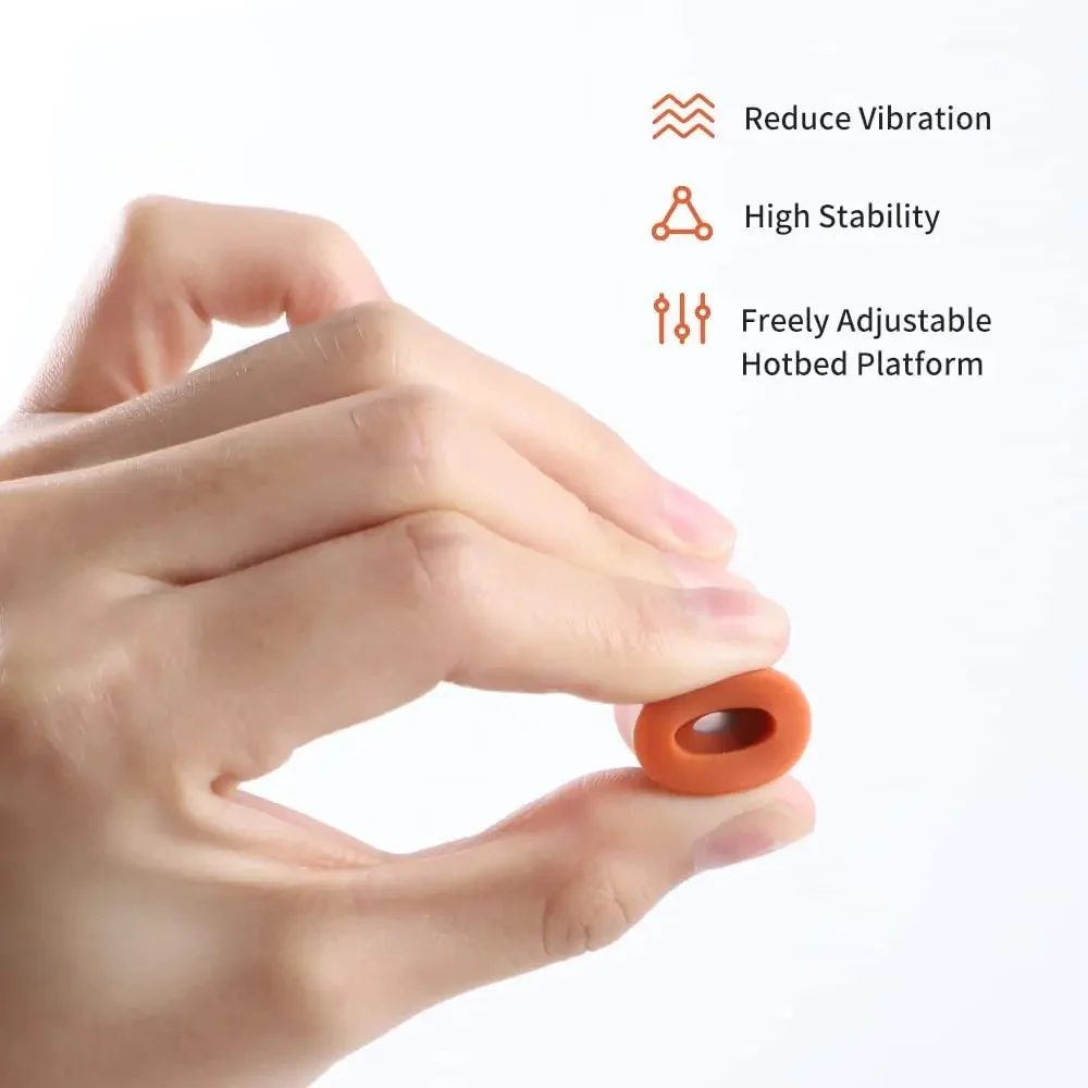 

5Pcs High Temperature Silicone Solid Spacer Hot Bed Leveling Column For CR-10 CR10S Ender-3 Prusa I3 3D Printer Parts